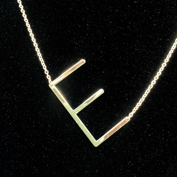 CAI Sideways Letter E Necklace - Picture 11 of 12